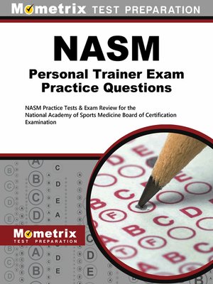 cover image of NASM Personal Trainer Exam Practice Questions